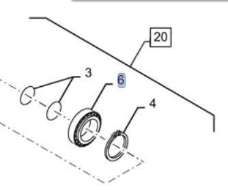 87668908 - подшипник